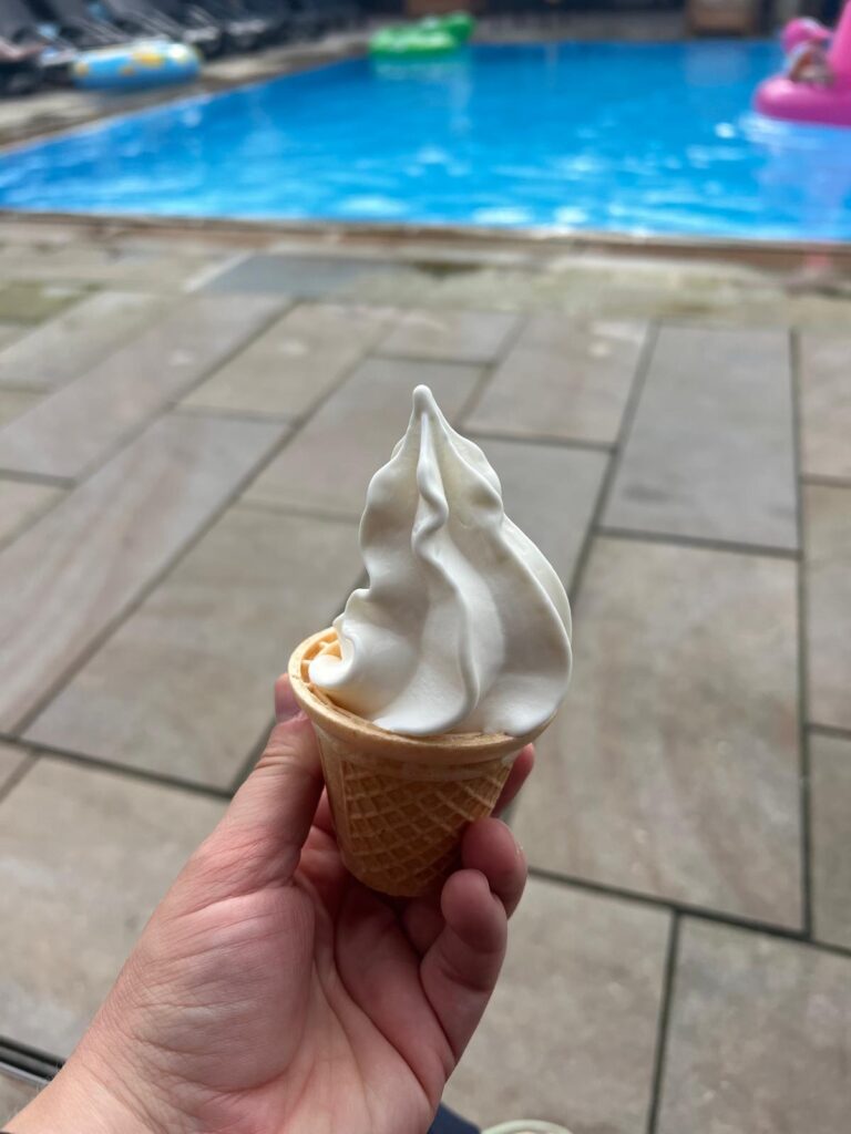 Softeis so viel man essen konnte